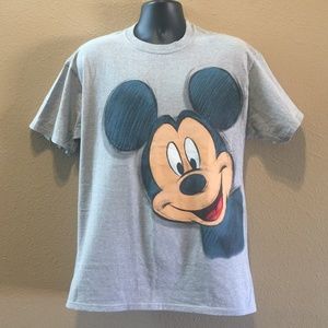 Disney Mickey Mouse Double-Sided Sketch T-Shirt